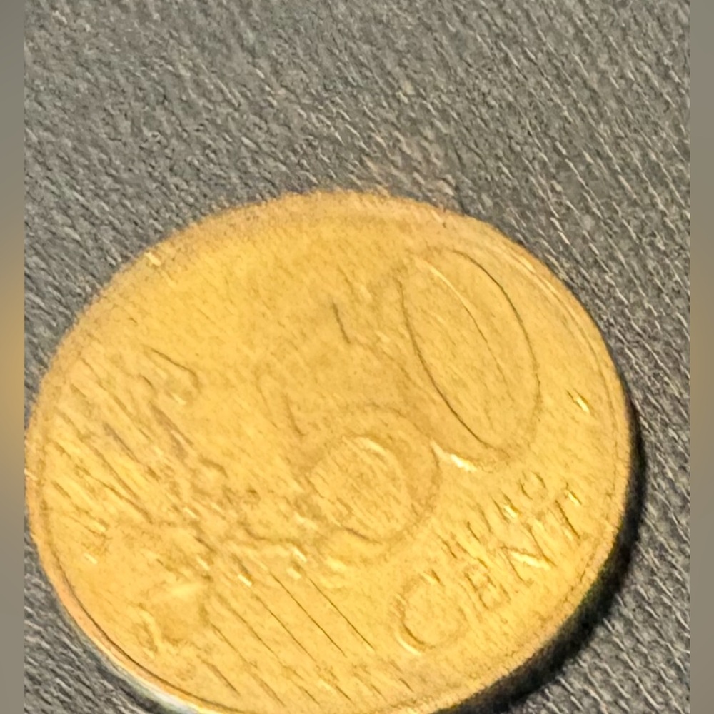 50 Euro Cent Coin 2002 D German
